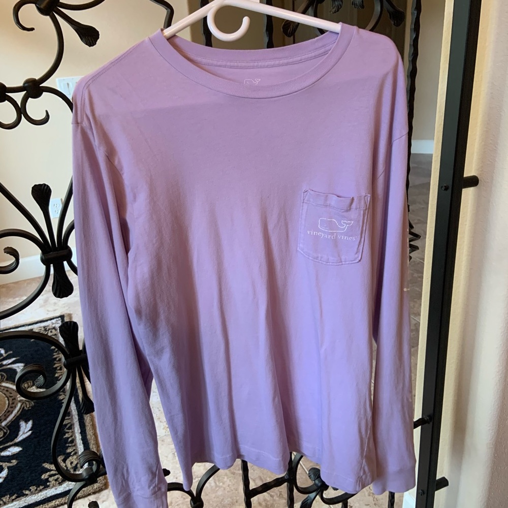 Lilac Vineyard Vines Long Sleeve T Shirt